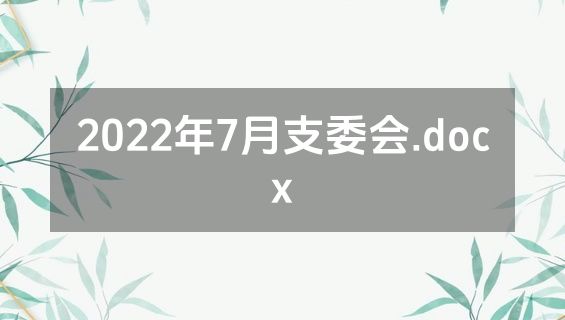 2022年7月支委会.docx