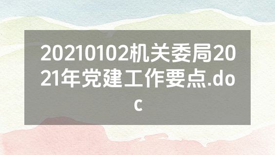 20210102机关委局2021年党建工作要点.doc