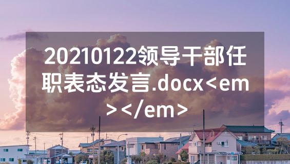 20210122领导干部任职表态发言.docx<em></em>