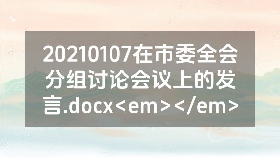 20210107在市委全会分组讨论会议上的发言.docx<em></em>