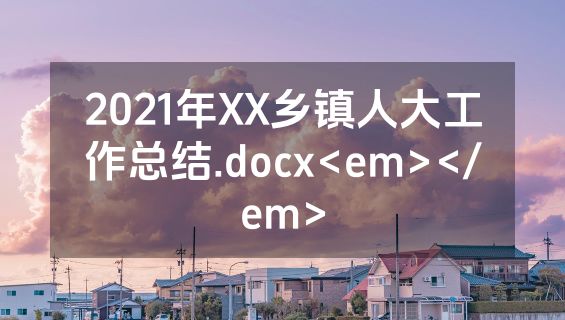 2021年XX乡镇人大工作总结.docx<em></em>