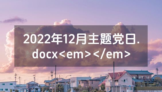 2022年12月主题党日.docx<em></em>