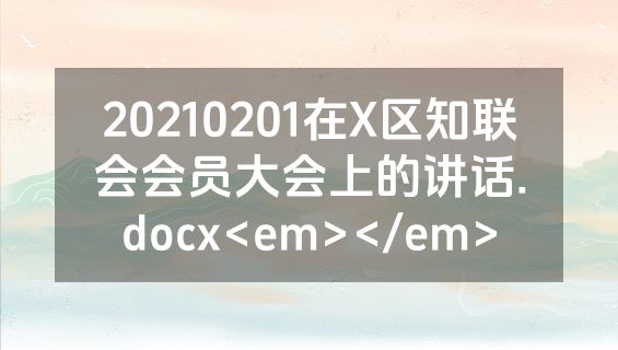 20210201在X区知联会会员大会上的讲话.docx<em></em>