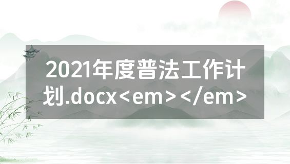 2021年度普法工作计划.docx<em></em>