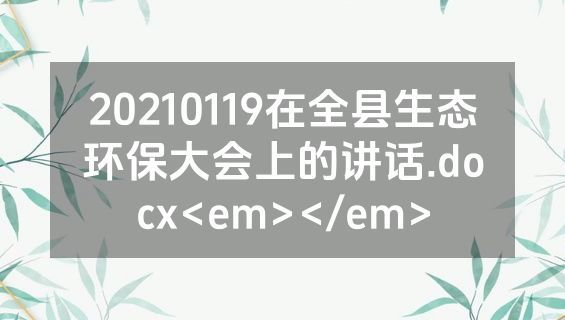 20210119在全县生态环保大会上的讲话.docx<em></em>
