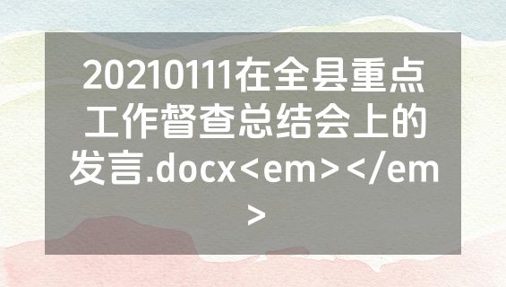 20210111在全县重点工作督查总结会上的发言.docx<em></em>