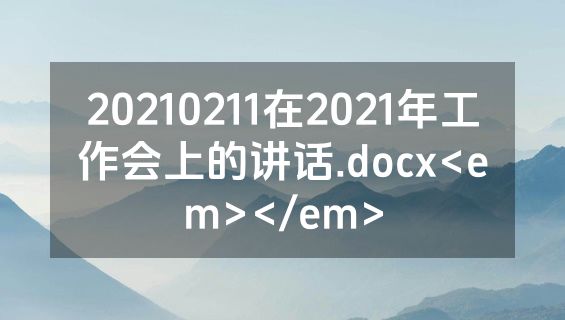 20210211在2021年工作会上的讲话.docx<em></em>